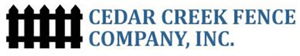 Logo for Cedar Creek Fence Co., Inc.