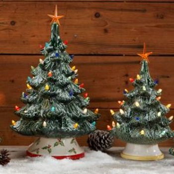 U-paint Ceramic Christmas Tree or Vintage Truck with Tree