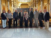 Leising meets with Decatur and Jennings County Farm Bureau at the Statehouse