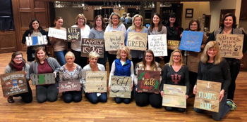 Mother’s Day Wood Painting Party at Vino Villa