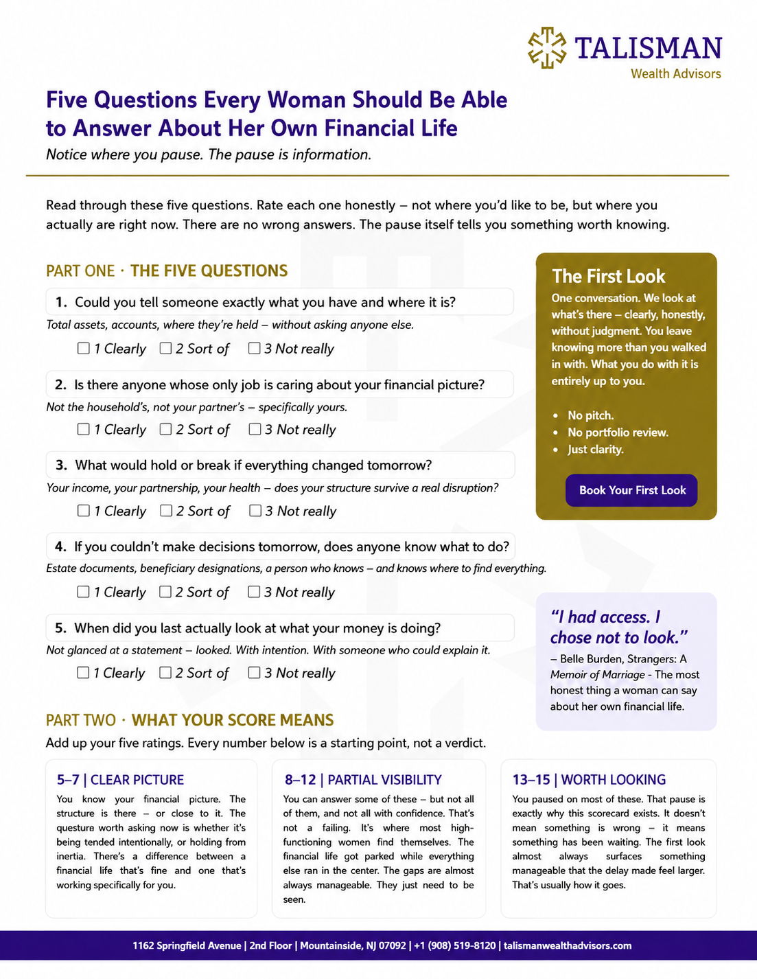 Five questions scorecard image Five questions scorecard image