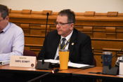 Sen. Schmitt attends first committee hearing
