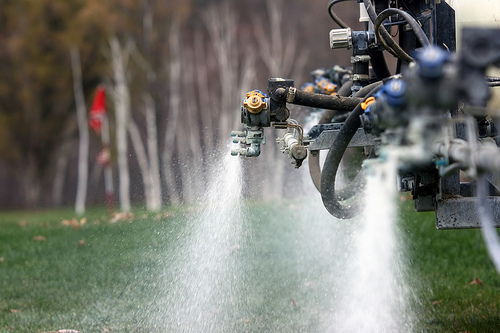 Golf course spray image
