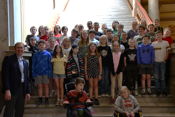 Buchanan welcomes Rossville Elementary Students to the Statehouse