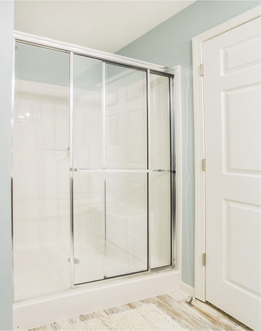 Glass Door Shower