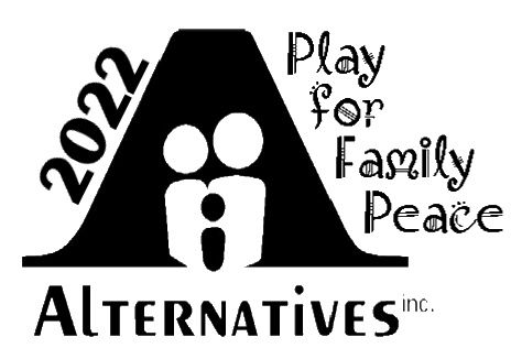 Alternatives logo with Play for Family Peace 2022