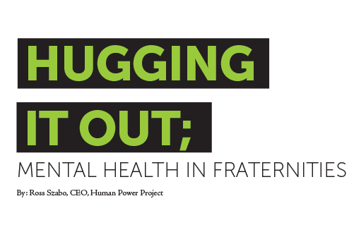 Hugging it Out Mental Health Graphic