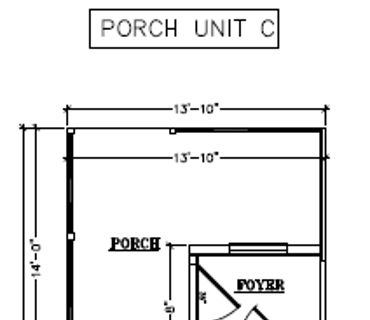 Third Box Configurations- Porch C