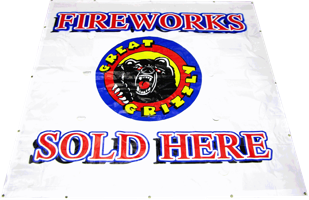 Image for Banner 7x7 FIREWORKS SOLD HERE!