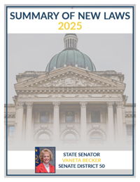 2025 Summary of New Laws - Sen. Becker