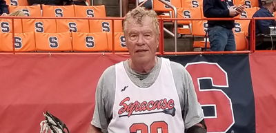 Delt's Orange Legend Plays Alumni Lacrosse