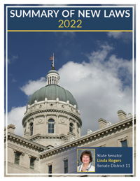 2022 Summary of New Laws - Sen. Rogers