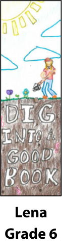 Lena Turner bookmark, 6th grade