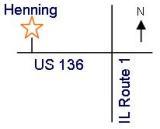 henning map directions from danville