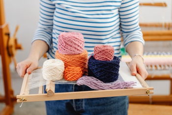 Intro to Frame Loom Weaving at Teal Canary