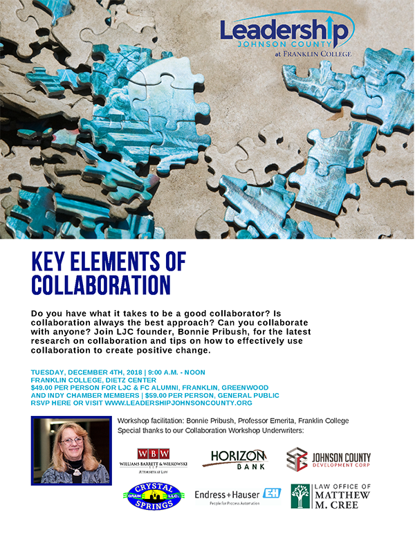 Key Elements of Collaboration Leadership Johnson County