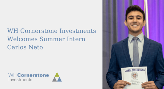 Image for WH Cornerstone Welcomes Returning Summer Intern: Carlos Neto