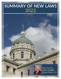 2022 Summary of New Laws - Sen. Sandlin