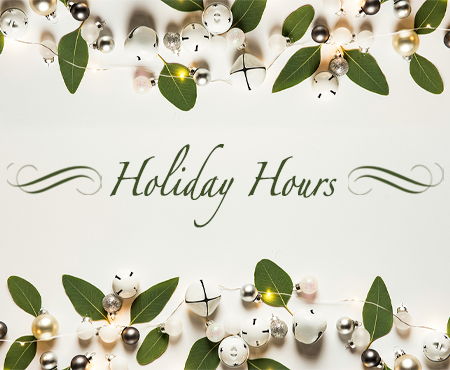 Holiday Hours Image for Holiday Hours