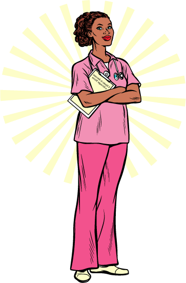 cartoon nurse