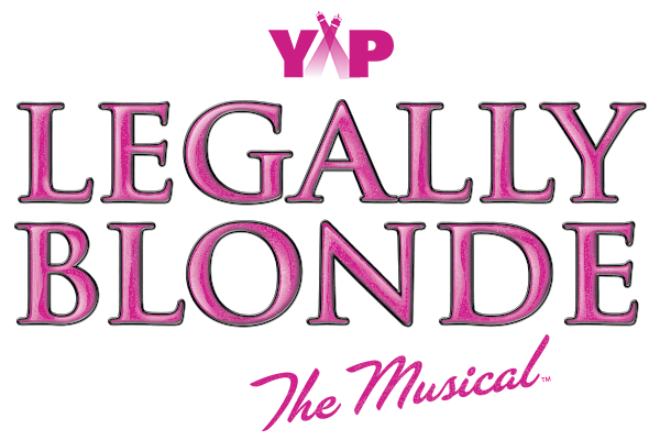 LEGALLY BLONDE logo for LEGALLY BLONDE