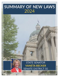 2024 Summary of New Laws - Sen. Becker
