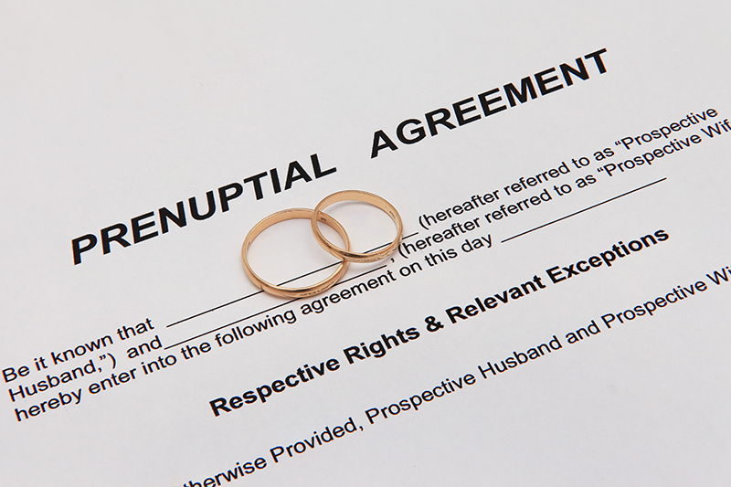 prenup document