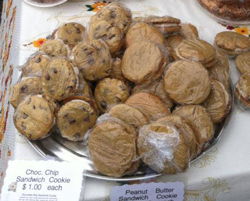 Franklin Farmers Market platter of cookies