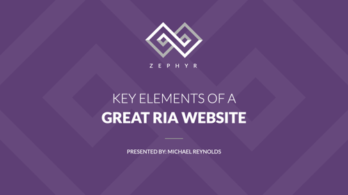 Image for Key Elements of a Great RIA Website