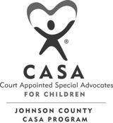 Logo for Johnson County CASA
