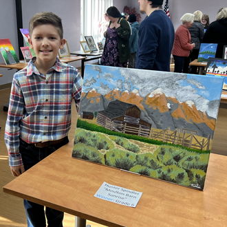 Hunter Spindler - Moulton Barn Sunrise - Grades 6-9 Winner