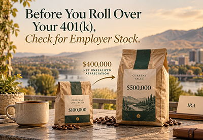 Image for Before You Roll Over Your 401(k), Check for Employer Stock