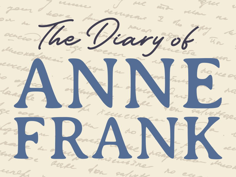 THE DIARY OF ANNE FRANK THE DIARY OF ANNE FRANK logo