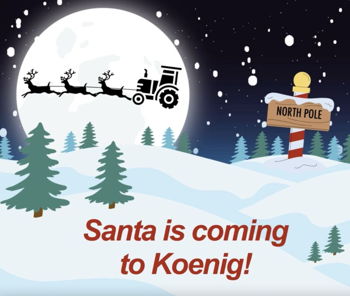 Santa at Koenig Equipment Santa at Koenig Equipment