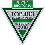 Top 400 Largest Printers US & Canada 2018 Logo for Top 400 Largest Printers US & Canada 2018