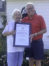 Photo Release: Alting Presents Certificate to Local Hoosier Homestead Award Recipient