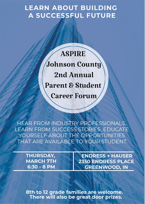 Parent Student Career Forum On March 7