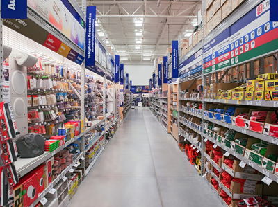 In-Line Aisle Directory Home Improvement