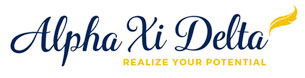 Logo for ALpha Xi Delta