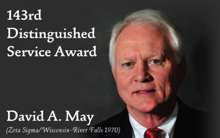 Image for David A. May Named 143rd Recipient of Distinguished Service Award