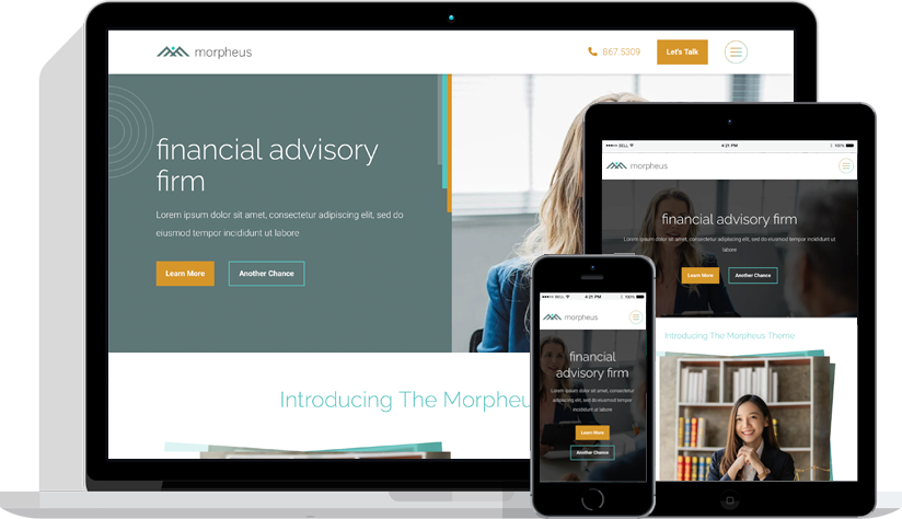 Screenshot of Morpheus on a few different devices