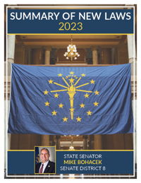 2023 Summary of New Laws - Sen. Bohacek