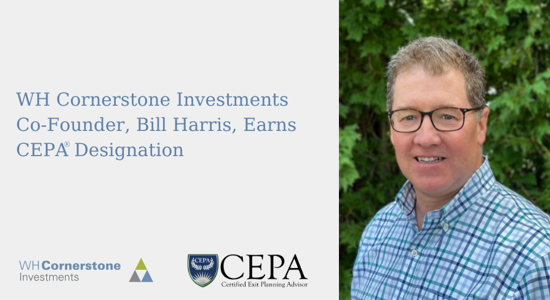 Image for WH Cornerstone Investments Co-Founder, Bill Harris, Earns CEPA® Designation