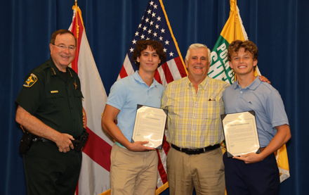After Saving a Life, Iota Xi Brothers Receive Commendation for Their Helping Hands Image for After Saving a Life, Iota Xi Brothers Receive Commendation for Their Helping Hands