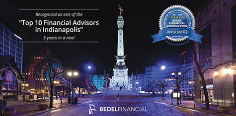 Image for Bedel Financial Recognized as one of the "Top 10 Financial Advisors in Indianapolis" for the 5th Year