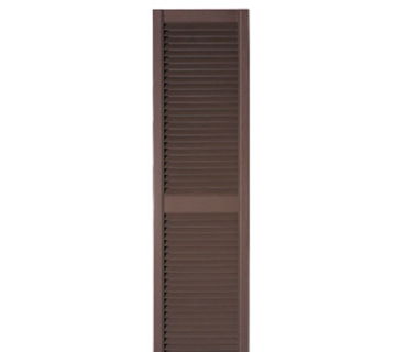 STANDARD LOUVERED SHUTTERS-BROWN STANDARD LOUVERED SHUTTERS-BROWN
