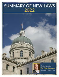 2022 Summary of New Laws - Sen. Johnson