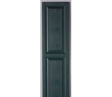 OPTIONAL RAISED SHUTTERS-GREEN OPTIONAL RAISED SHUTTERS-GREEN