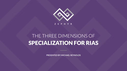 Image for The Three Dimensions of Specialization for RIAs