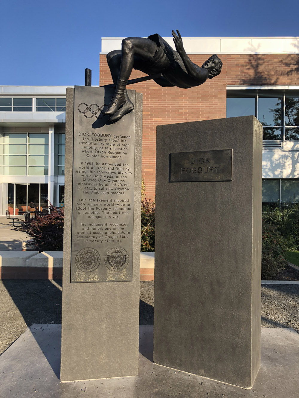 Fosbury Statue